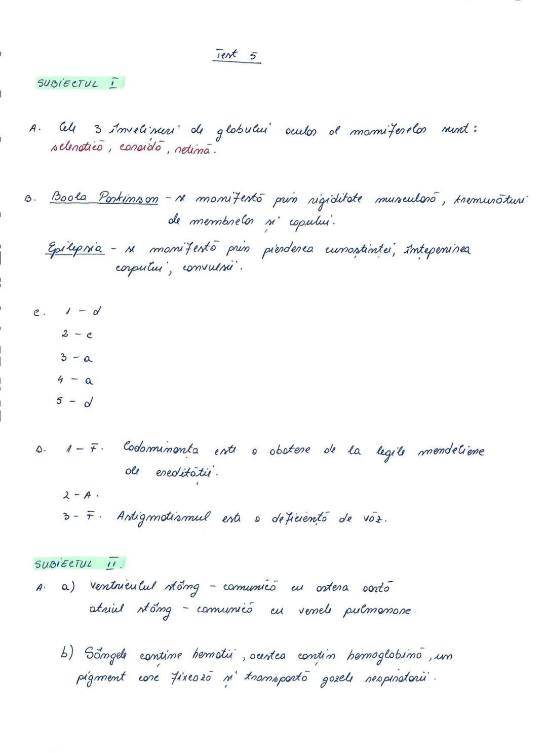 Ministerul Educaţiei
Centrul Naţional de Politici şi Evaluare în Educaţie
Examenul național de bacalaureat 2021
Proba E. d)
Biologie vegetal
