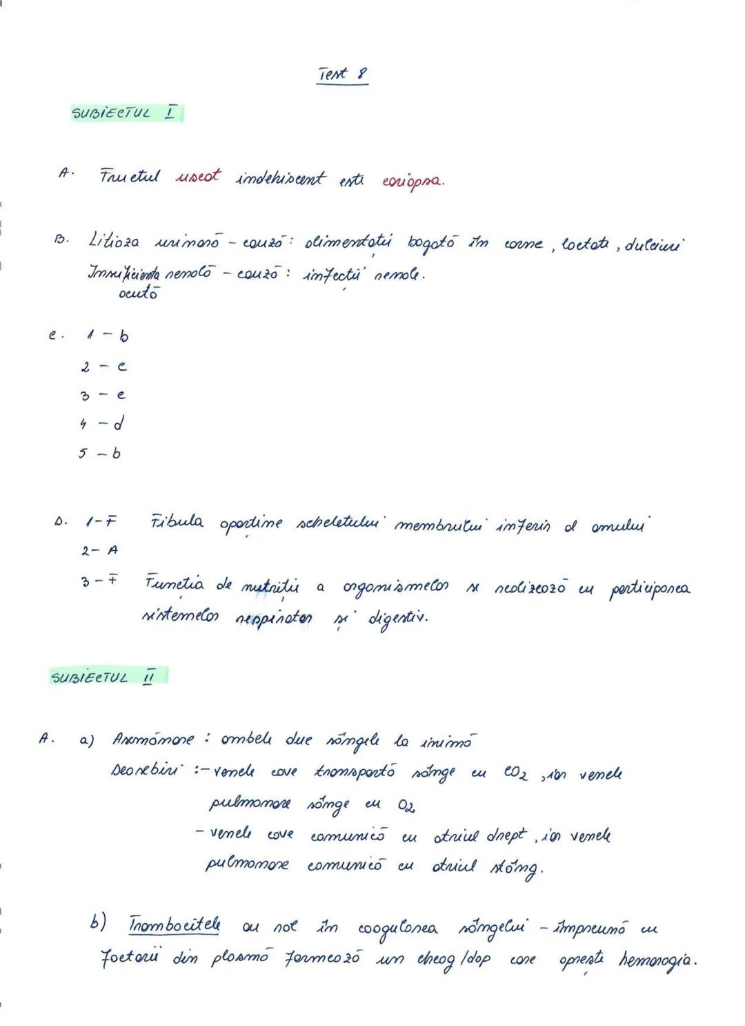Ministerul Educaţiei
Centrul Naţional de Politici şi Evaluare în Educaţie
Examenul național de bacalaureat 2021
Proba E. d)
Biologie vegetal