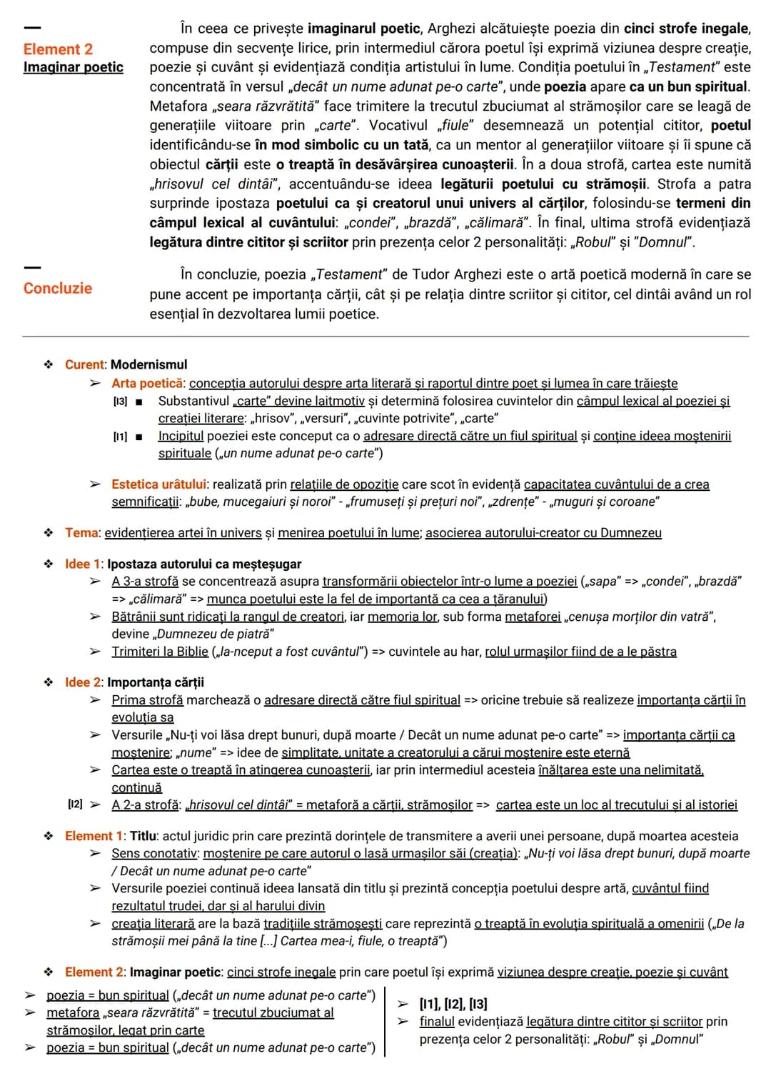 # Opere și curente
# Limba și literatura Română # Curente literare
1. Umanismul/Iluminismul
- importanţa progresului / a educaţiei
- impor
