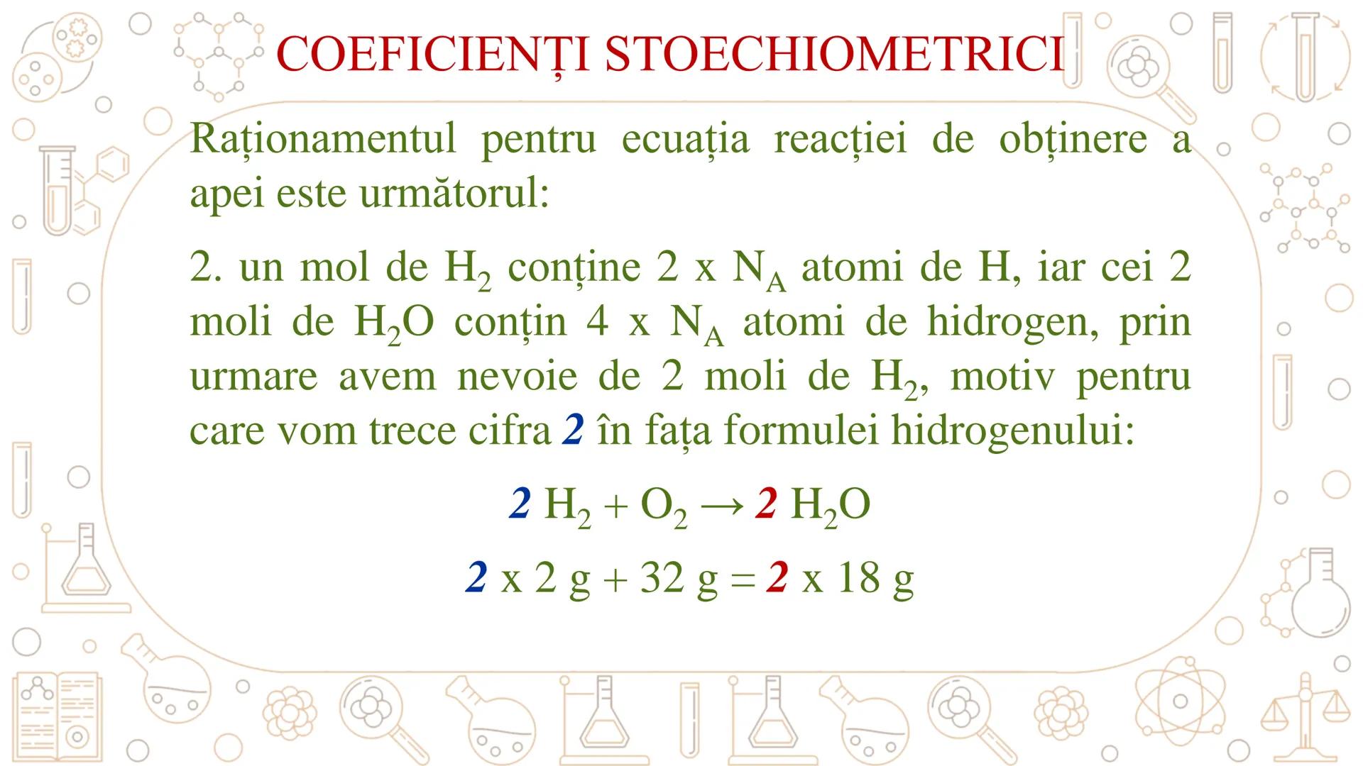 # REACȚII CHIMICE
ECUAȚIA REACȚIEI CHIMICE # REACȚIA CHIMICĂ
Fenomenul chimic prin care una sau mai multe
substanțe se transformă în alte