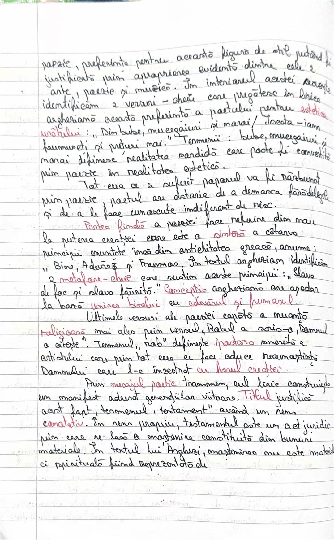 # Testament
Testament
1927 ... Tudon Arghezi, poezie modernista
Miartenenta la moderniam a lui Angheti este incante..
tabilă datorită fel