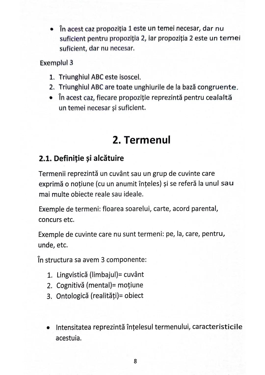 --- OCR Start ---
Logică și argumentare
1.1. Definiție: Logica este știința demonstrației, bazată pe
aplicabilitate, studiază formele şi leg