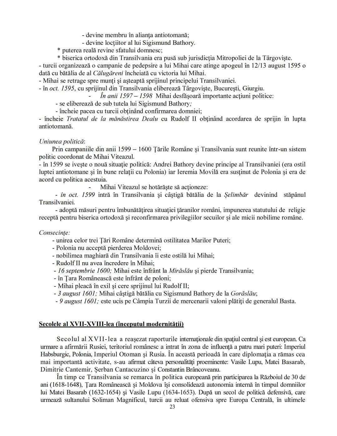 Tema 3
SPAŢIUL ROMÂNESC ÎNTRE DIPLOMAȚIE ȘI CONFLICT ÎN EVUL
MEDIU ȘI LA ÎNCEPUTURILE MODERNITĂŢII
A. CADRUL GENERAL
În secolele al XVI-l