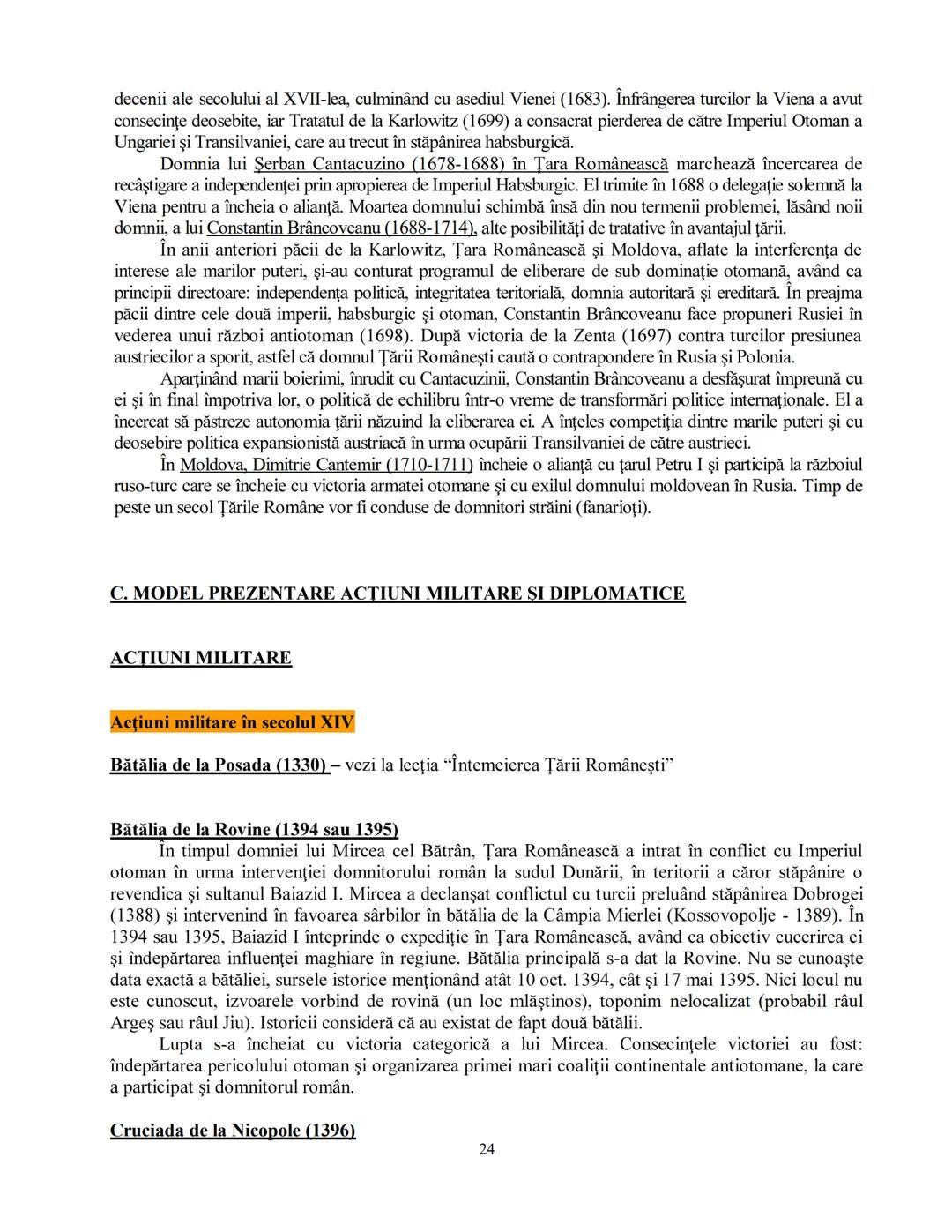 Tema 3
SPAŢIUL ROMÂNESC ÎNTRE DIPLOMAȚIE ȘI CONFLICT ÎN EVUL
MEDIU ȘI LA ÎNCEPUTURILE MODERNITĂŢII
A. CADRUL GENERAL
În secolele al XVI-l