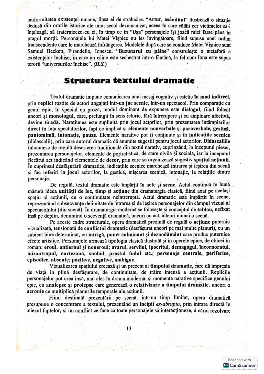 uniformitatea existenței umane, lipsa ei de strălucire. "Artur, osânditul" ilustrează o situație
dedusă din ororile istorice ale unui secol