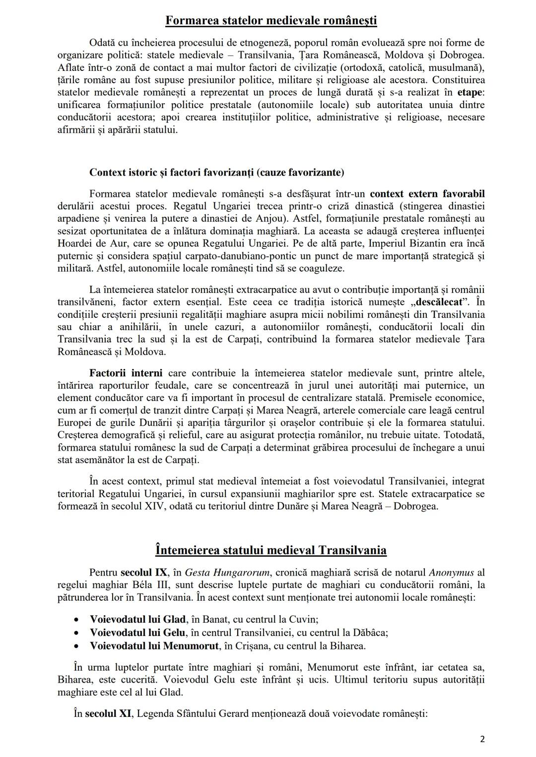 # TEMA 2. Autonomii locale și instituții centrale în spațiul românesc (secolele IX-
XVIII)
## Obstea sătească
După retragerea aureliană, e