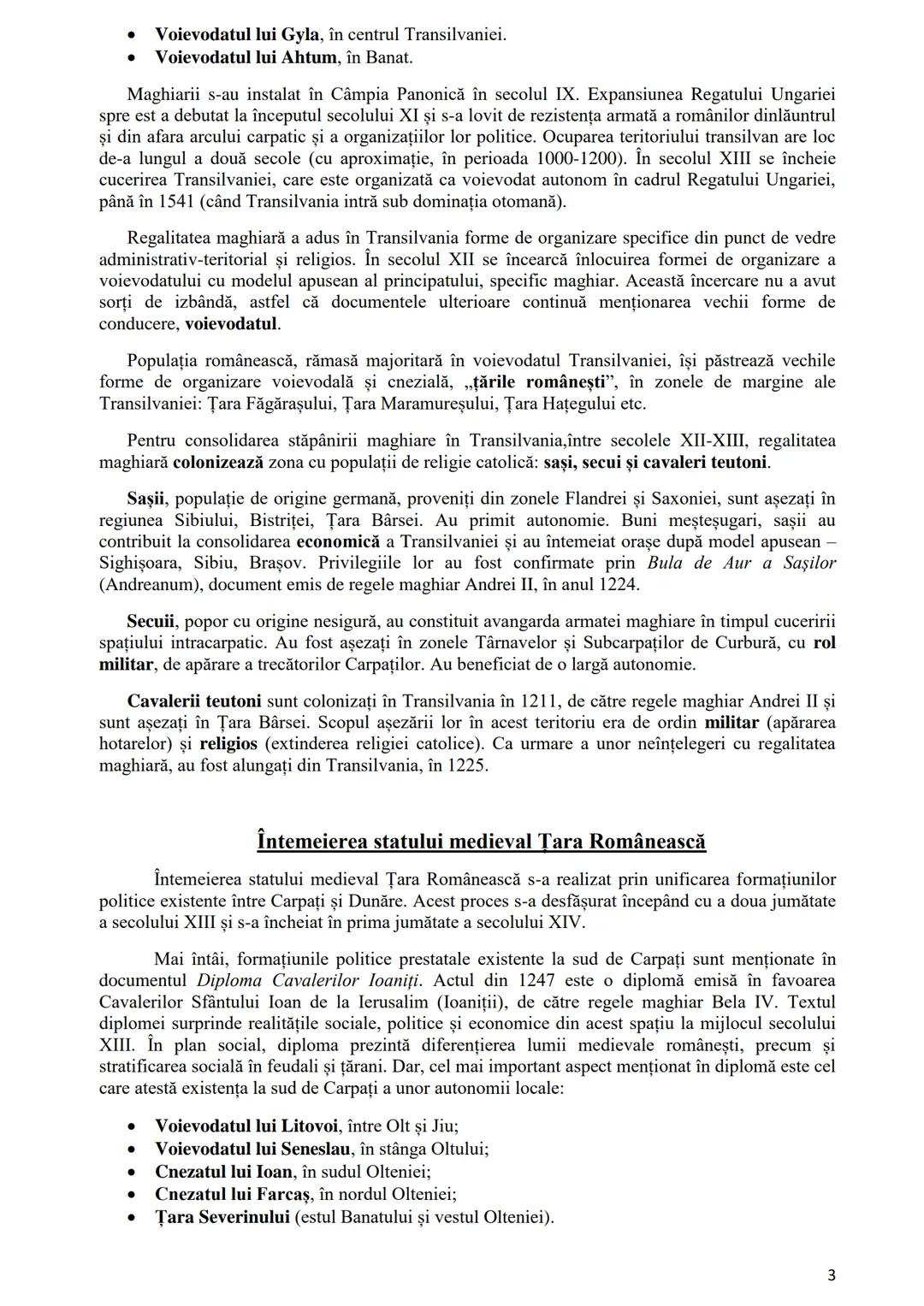 # TEMA 2. Autonomii locale și instituții centrale în spațiul românesc (secolele IX-
XVIII)
## Obstea sătească
După retragerea aureliană, e