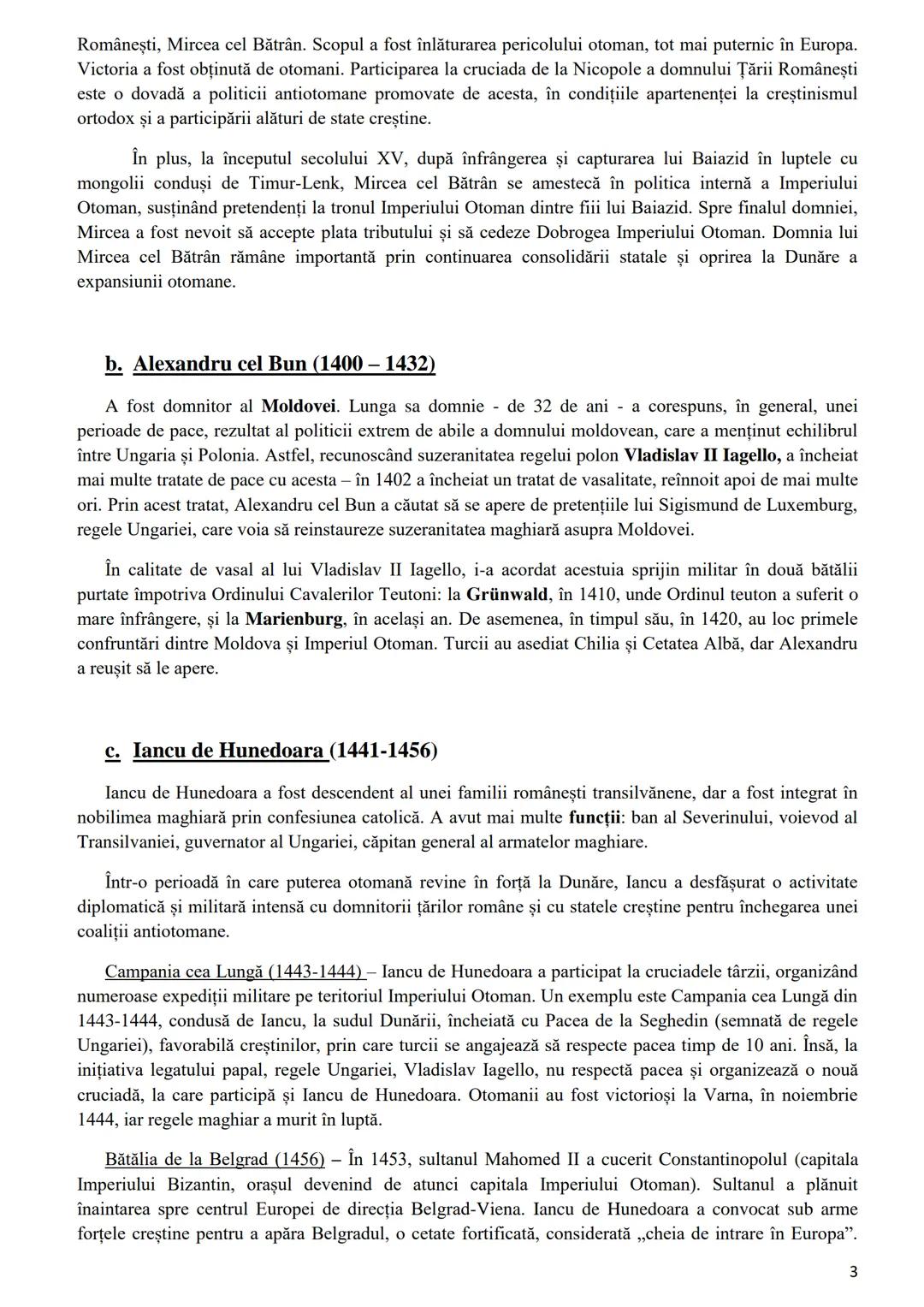 # TEMA 3. Spațiul românesc între diplomație și conflict în Evul Mediu și la
începutul modernității
## Relaţiile internaționale în secolele