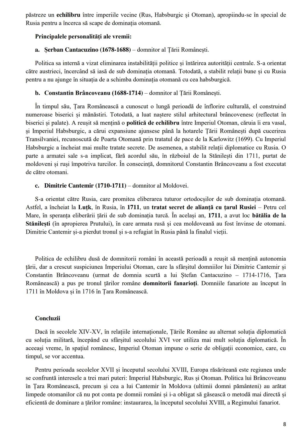 # TEMA 3. Spațiul românesc între diplomație și conflict în Evul Mediu și la
începutul modernității
## Relaţiile internaționale în secolele