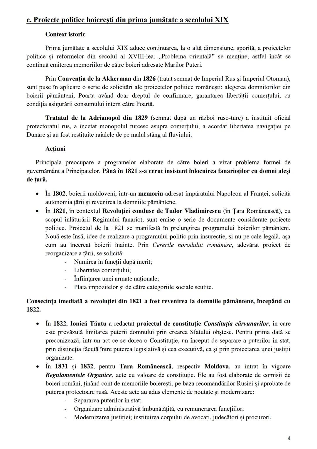 --- OCR Start ---
I.
Proiecte politice în secolul al XVIII-lea și prima jumătate a secolului al
XIX-lea
a) Reformismul domnesc
În secolul XV
