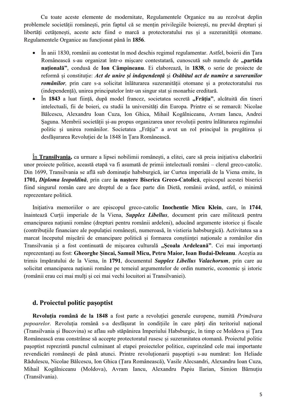 --- OCR Start ---
I.
Proiecte politice în secolul al XVIII-lea și prima jumătate a secolului al
XIX-lea
a) Reformismul domnesc
În secolul XV
