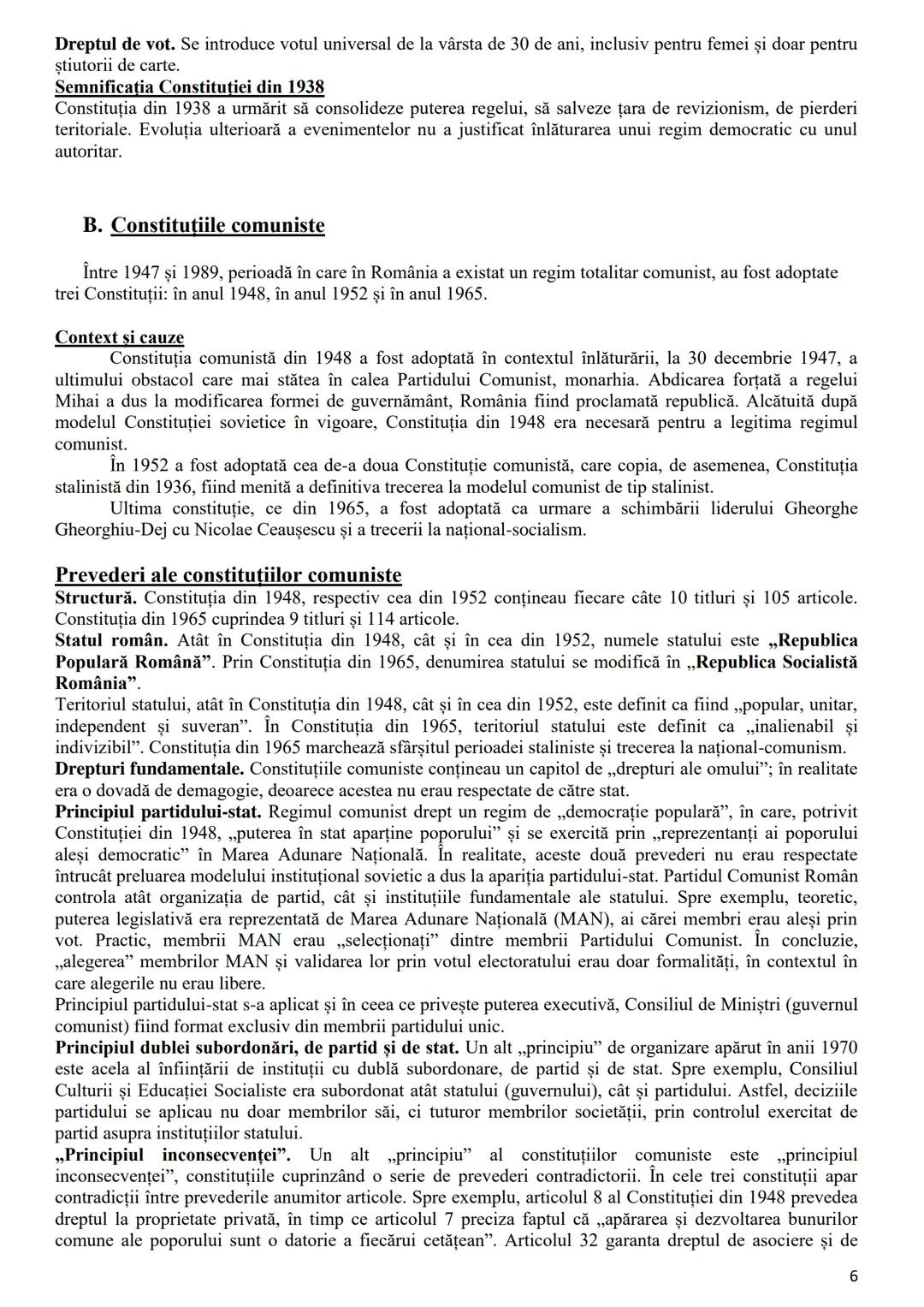# TEMA 7. CONSTITUȚIILE DIN ROMÂNIA
Introducere
Constituţia este legea fundamentală a unui stat. Constituția prevede reguli, norme de conv