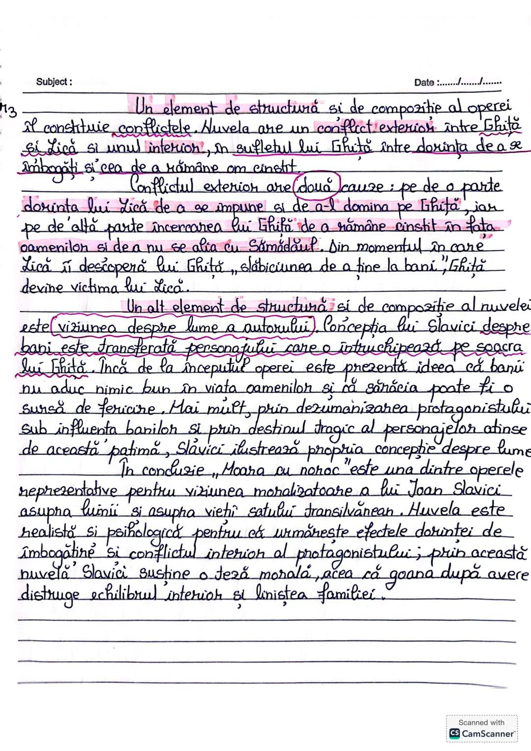# Maara cu
noroc
~ nuvelă realist - psihologică-
Joan Slavici
1.
Huvela, Moara cu noroc "scrisă de Joan Slavici a
fost publicată în anul