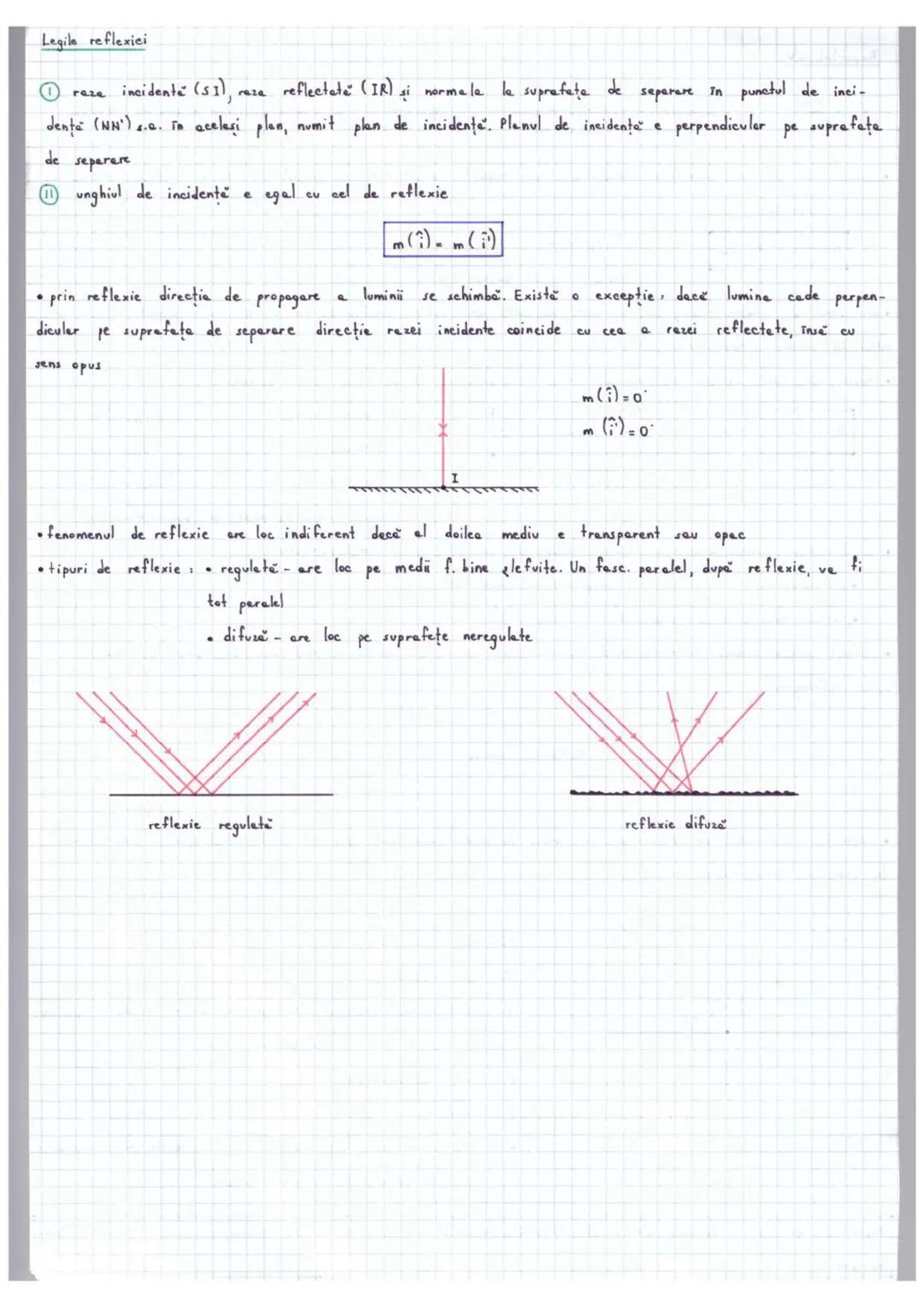 # Optica geometrică
•studieze propageres luminü în diferite medii transparente fără a ține cont de nature lumini
• rază de lumină dreapta