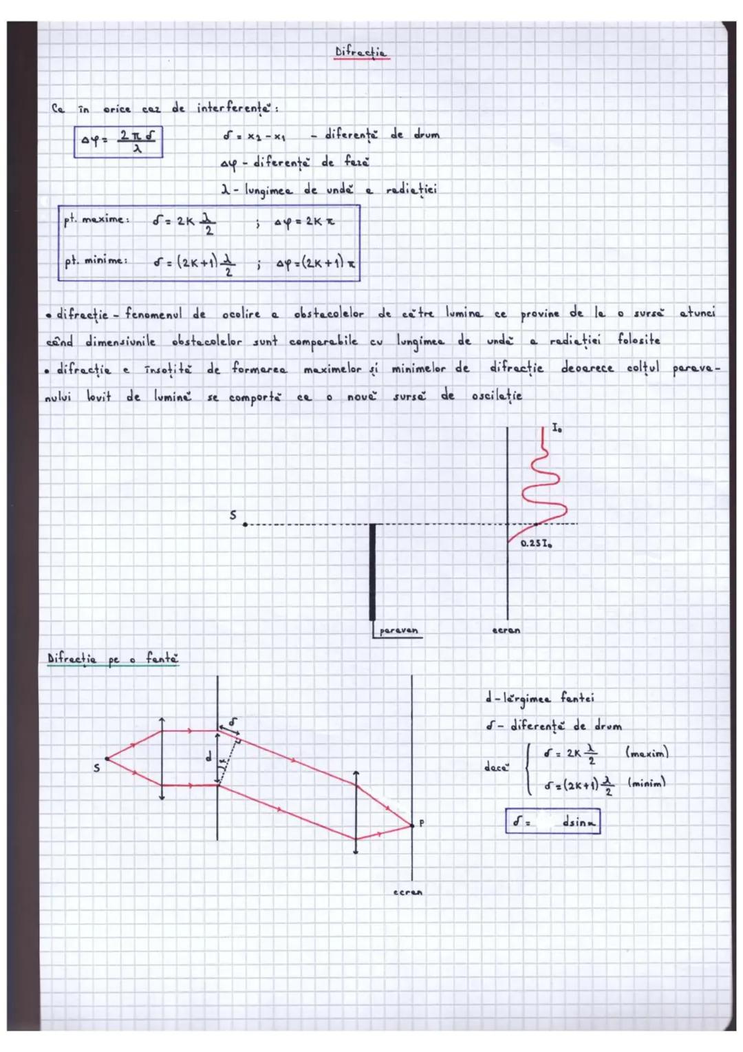# Optica geometrică
•studieze propageres luminü în diferite medii transparente fără a ține cont de nature lumini
• rază de lumină dreapta
