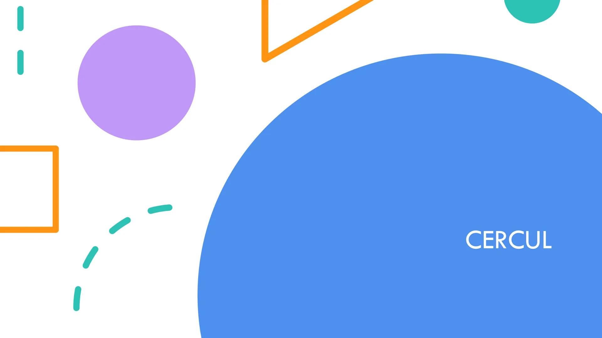 CERCUL Multimea tuturor punctelor dintr-un plan
egal departate de un pct. fix se numeste
cerc.
DEFINITIE • Coarda e un segment care uneste