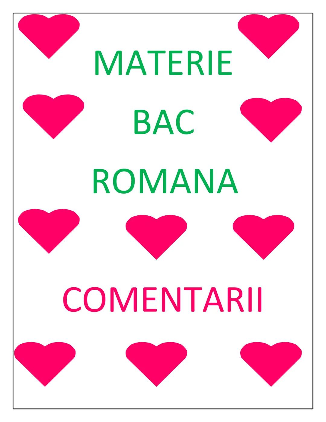 # MATERIE
# BAC
# ROMANA
# COMENTARII Cuprins:
PASOPTISMUL
1.Nuvela istorica si romantica:
Alexandru Lapuseanul de Costache Negruzzi
2. "Pas