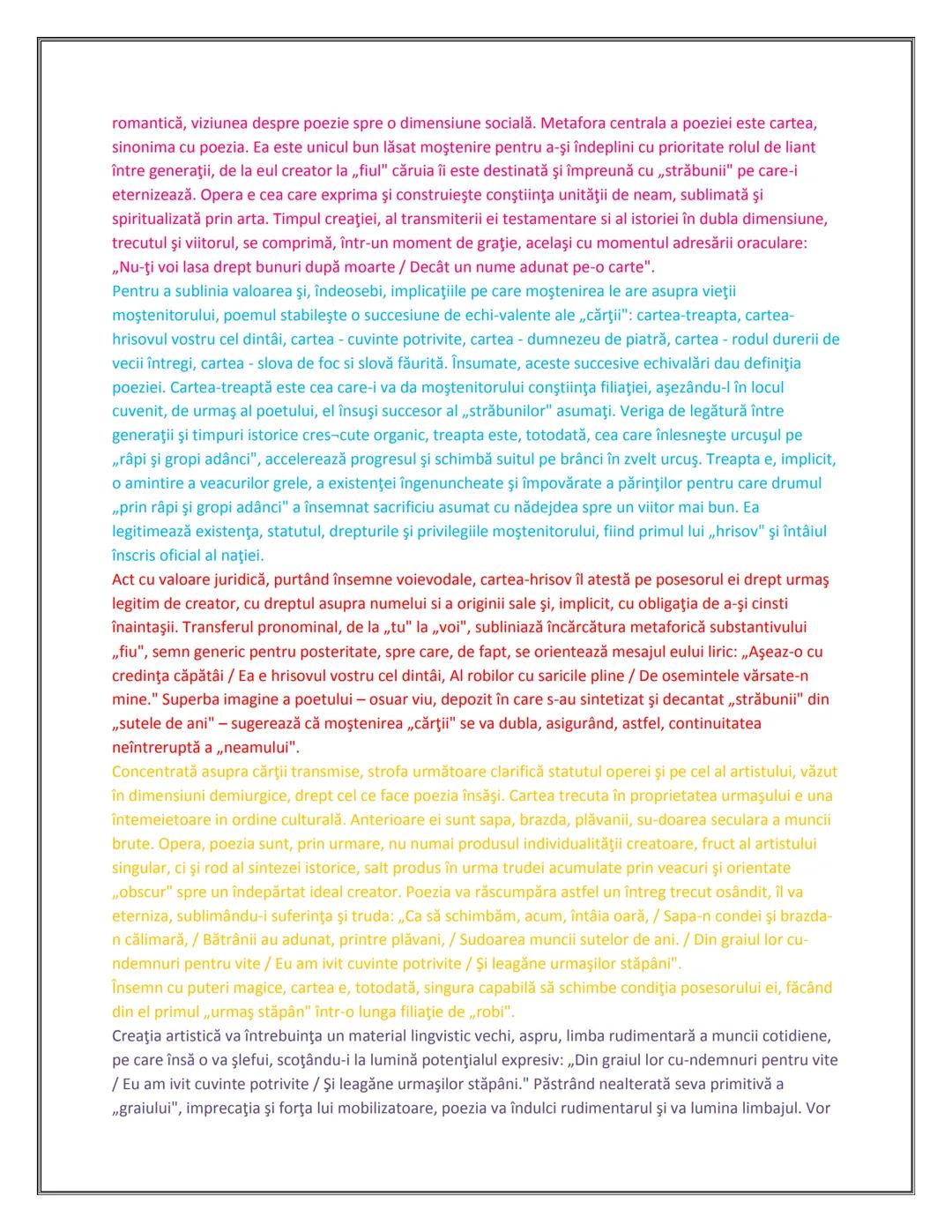 # MATERIE
# BAC
# ROMANA
# COMENTARII Cuprins:
PASOPTISMUL
1.Nuvela istorica si romantica:
Alexandru Lapuseanul de Costache Negruzzi
2. "Pas