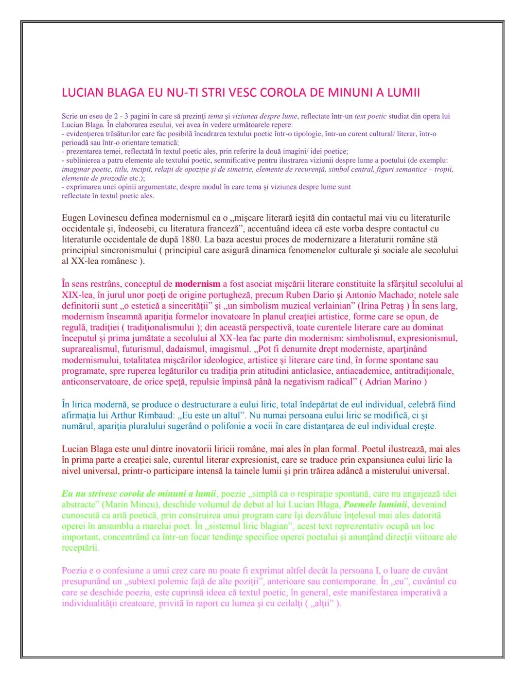 # MATERIE
# BAC
# ROMANA
# COMENTARII Cuprins:
PASOPTISMUL
1.Nuvela istorica si romantica:
Alexandru Lapuseanul de Costache Negruzzi
2. "Pas