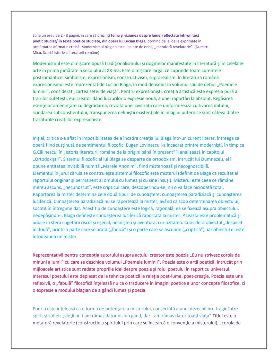 # MATERIE
# BAC
# ROMANA
# COMENTARII Cuprins:
PASOPTISMUL
1.Nuvela istorica si romantica:
Alexandru Lapuseanul de Costache Negruzzi
2. "Pas
