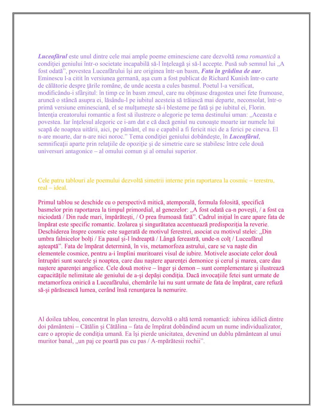 # MATERIE
# BAC
# ROMANA
# COMENTARII Cuprins:
PASOPTISMUL
1.Nuvela istorica si romantica:
Alexandru Lapuseanul de Costache Negruzzi
2. "Pas