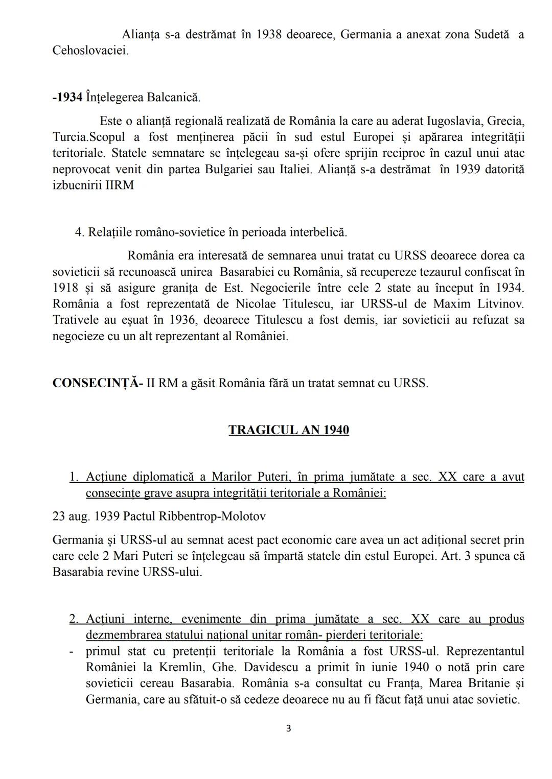 --- OCR Start ---
PERIOADA EXTERNĂ A ROMÂNIEI ÎN
PERIOADA INTERBELICĂ
PERIOADA INTERBELICĂ între I şi II RM=1918-1940
1. Acțiune diplomatică