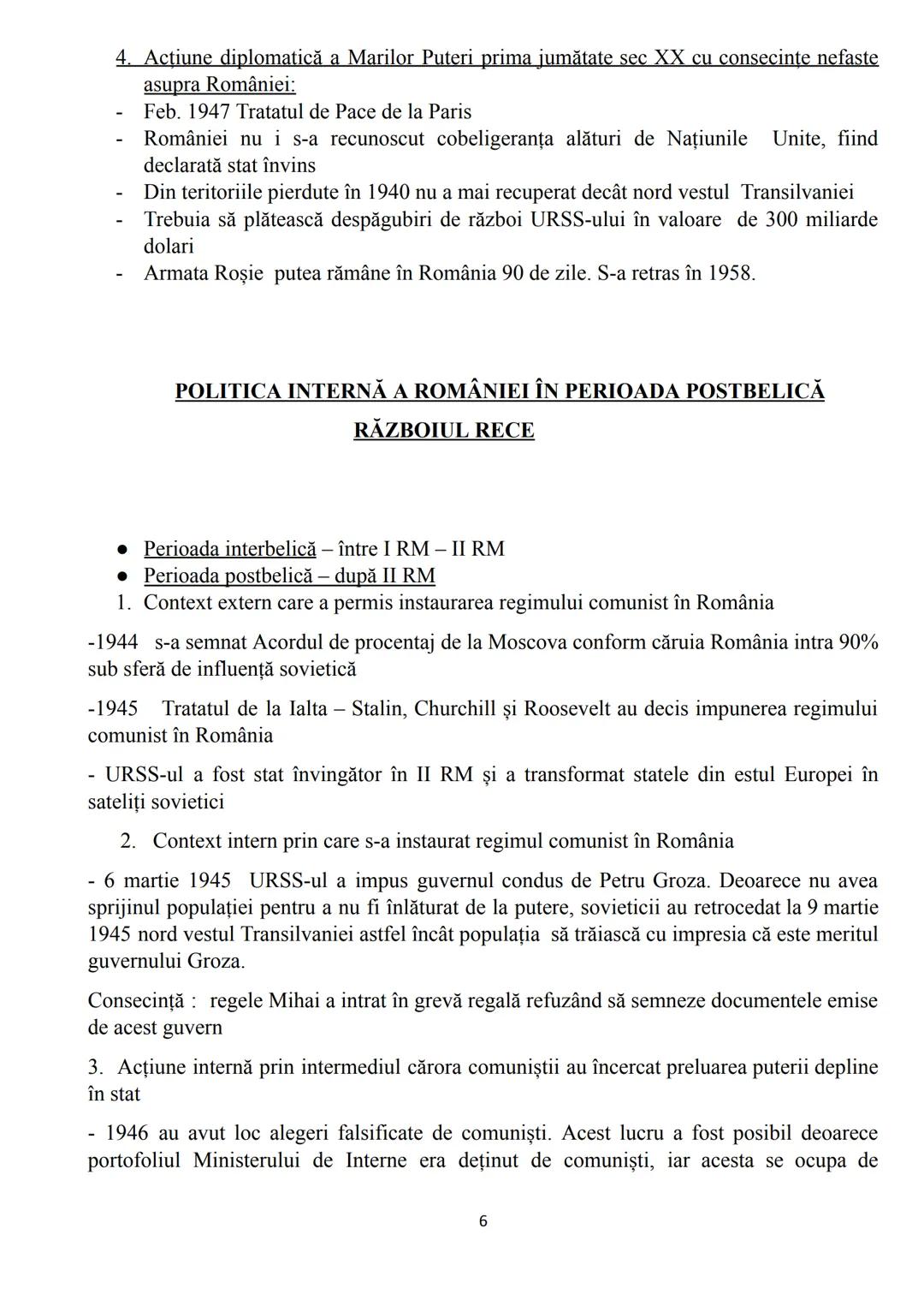 --- OCR Start ---
PERIOADA EXTERNĂ A ROMÂNIEI ÎN
PERIOADA INTERBELICĂ
PERIOADA INTERBELICĂ între I şi II RM=1918-1940
1. Acțiune diplomatică