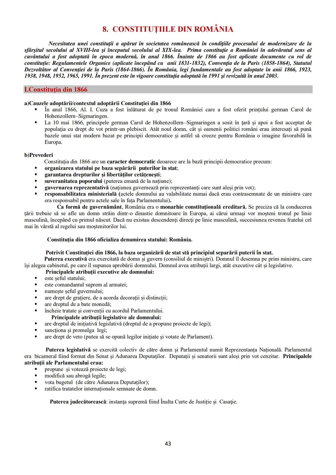 # TEME DIN
PROGRAMA DE BACALAUREAT
1.Autonomii locale şi instituţii centrale
în spaţiul românesc (secolele IX-XVIII) - pagina 2
2. Spaţiul