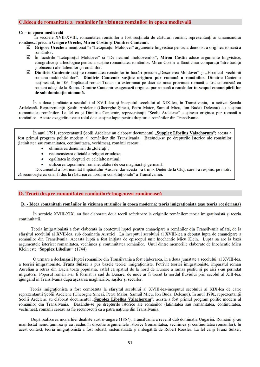 # TEME DIN
PROGRAMA DE BACALAUREAT
1.Autonomii locale şi instituţii centrale
în spaţiul românesc (secolele IX-XVIII) - pagina 2
2. Spaţiul