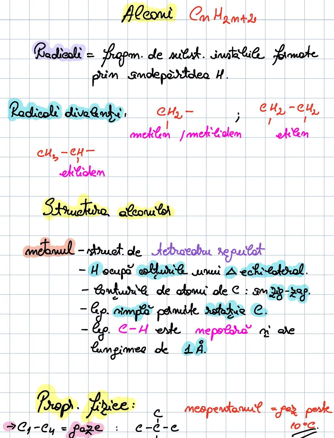 Chimie Alcani