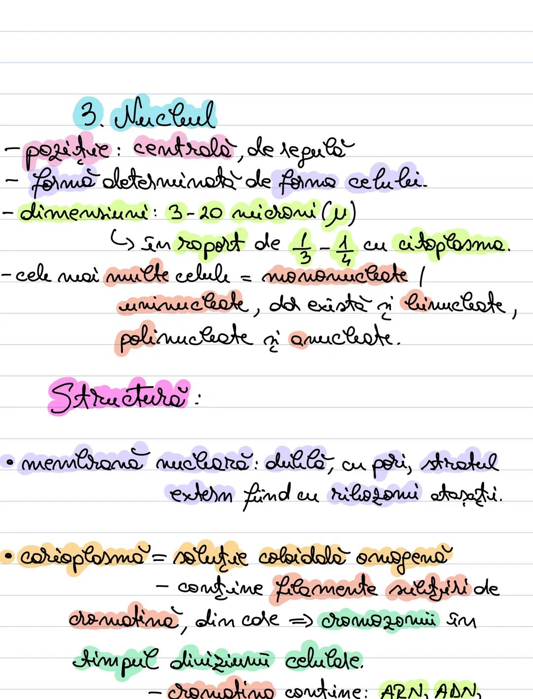 # Celula
- singură sau în grup.
= unitate structurale, functionale
pemetică a lumui ий.
Forma $\rightarrow$ det. de rolul celulei
() initial