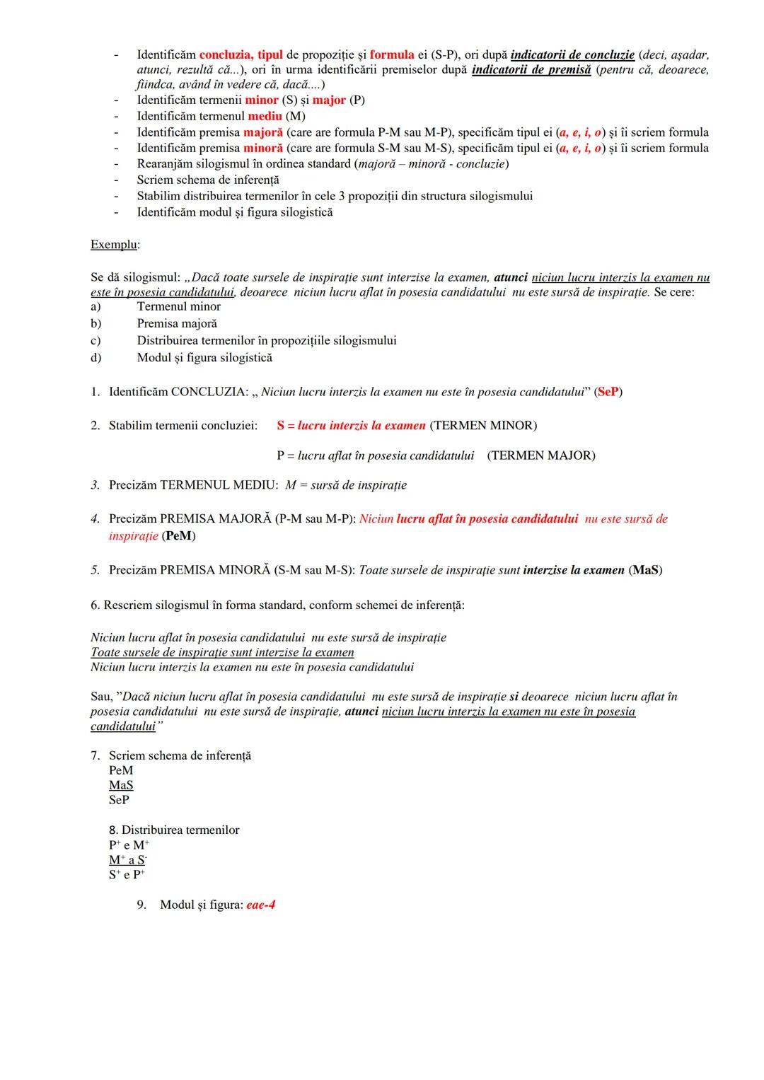 --- OCR Start ---
ARGUMENT ŞI ARGUMENTARE/INFERENȚĂ
Argumentul
ansamblul de propoziții (premise) care justifică o altă propoziție (concluzia