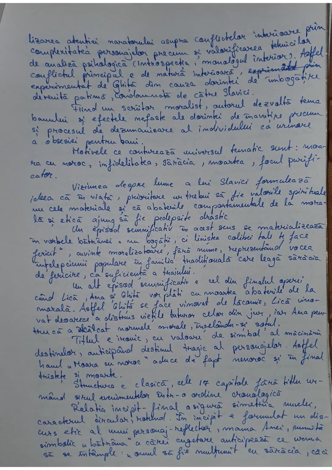 Moara cu moroc
de Joan Slavici
-muvelă realistă, psihologică-
literaturä
Joan Slavici, unul dintre marii clasici aiu
române alături de Miha