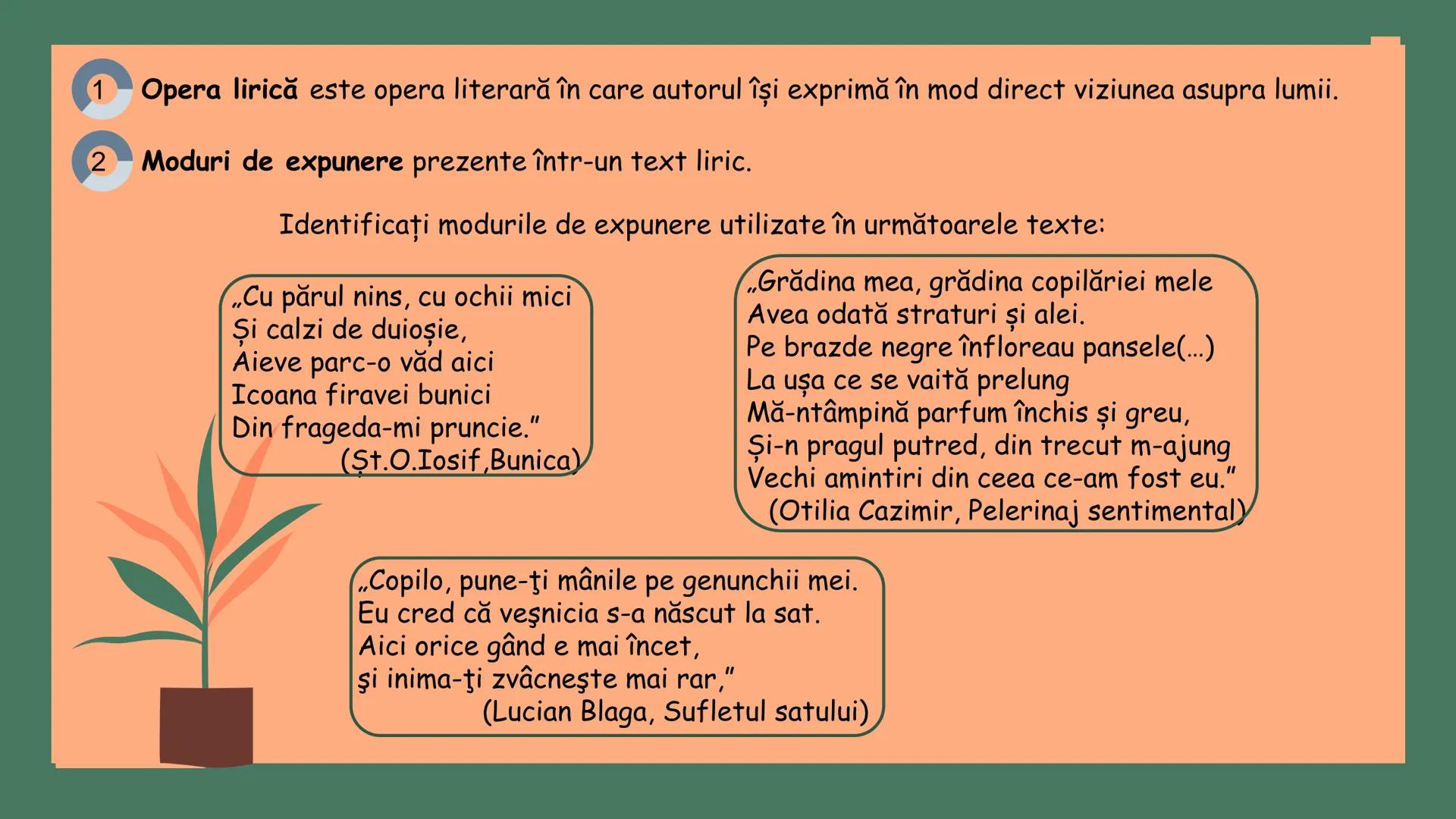 „A fi liric înseamnă a nu putea rămâne închis în tine însuți" (Emil Cioran)
Textul liric. Exprimarea
sentimentelor și a
emoțiilor. # Să ne