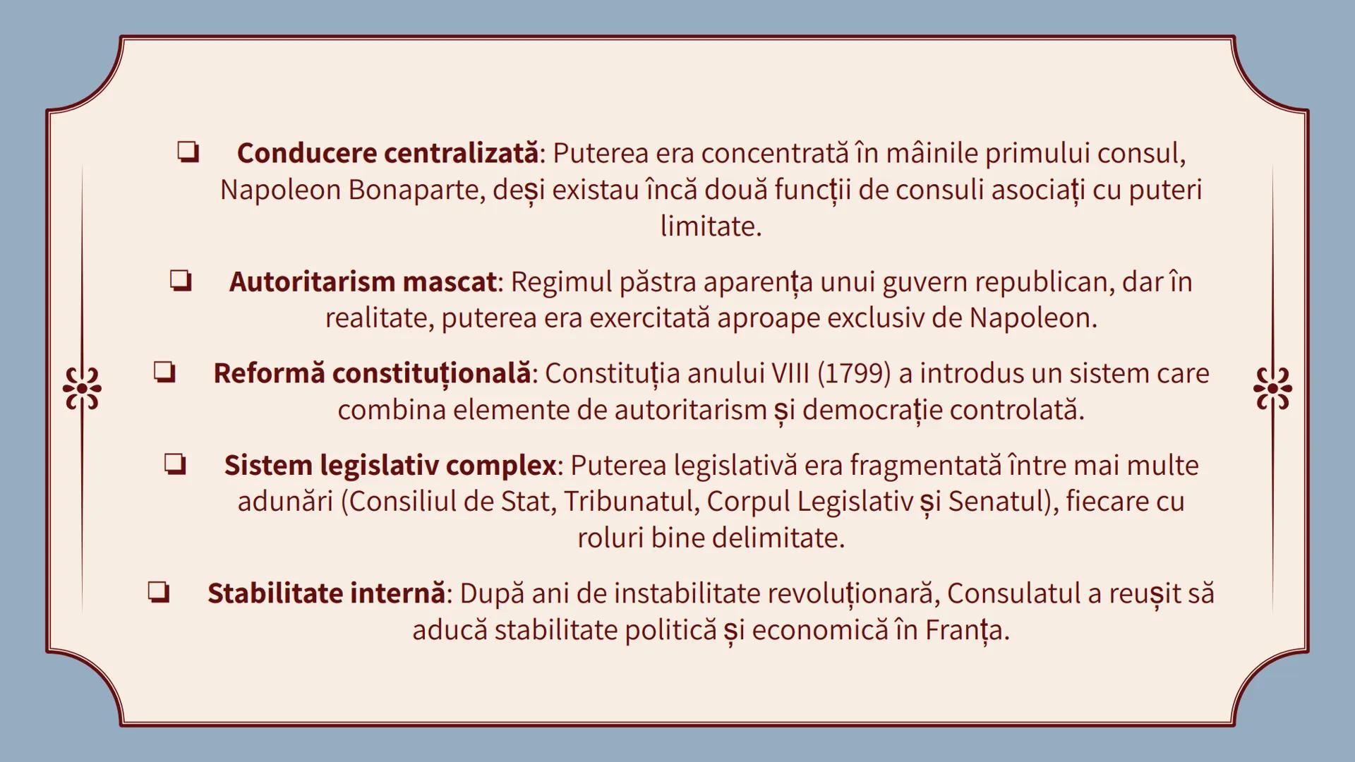 Napoleon
Bonaparte
- Consulatul
Pârvu Ioana, Filip Daria, Poșchină David Introducere
Consulatul lui Napoleon Bonaparte a reprezentat
perio