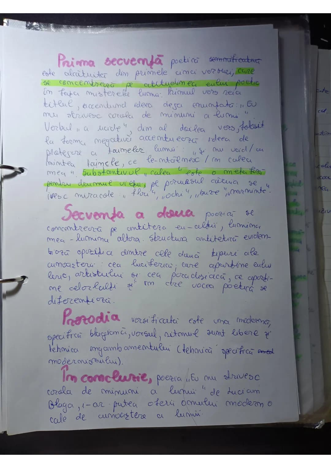 1919
Eu mu strivesc
corola de mimuni
a lumii Luciam
Blaga
Poezia Ev mu strivesc corola de minuni a
lumi" de Lucian Blaga publicată îm desc