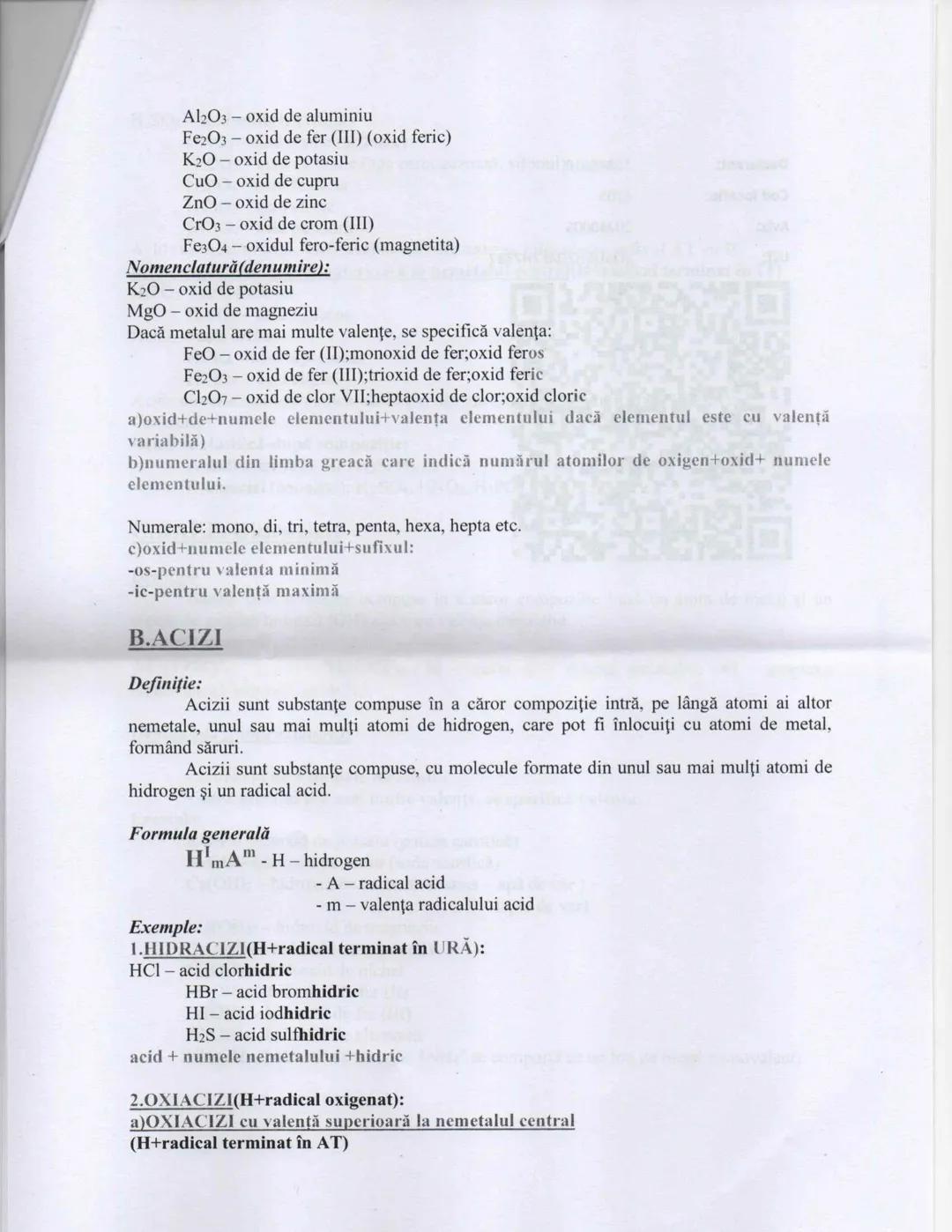 # FORMULE CHIMICE
În aplicarea algoritmului de scriere a formulelor chimice se pot întâlni mai multe
cazuri, după cum se vede în tabelul de