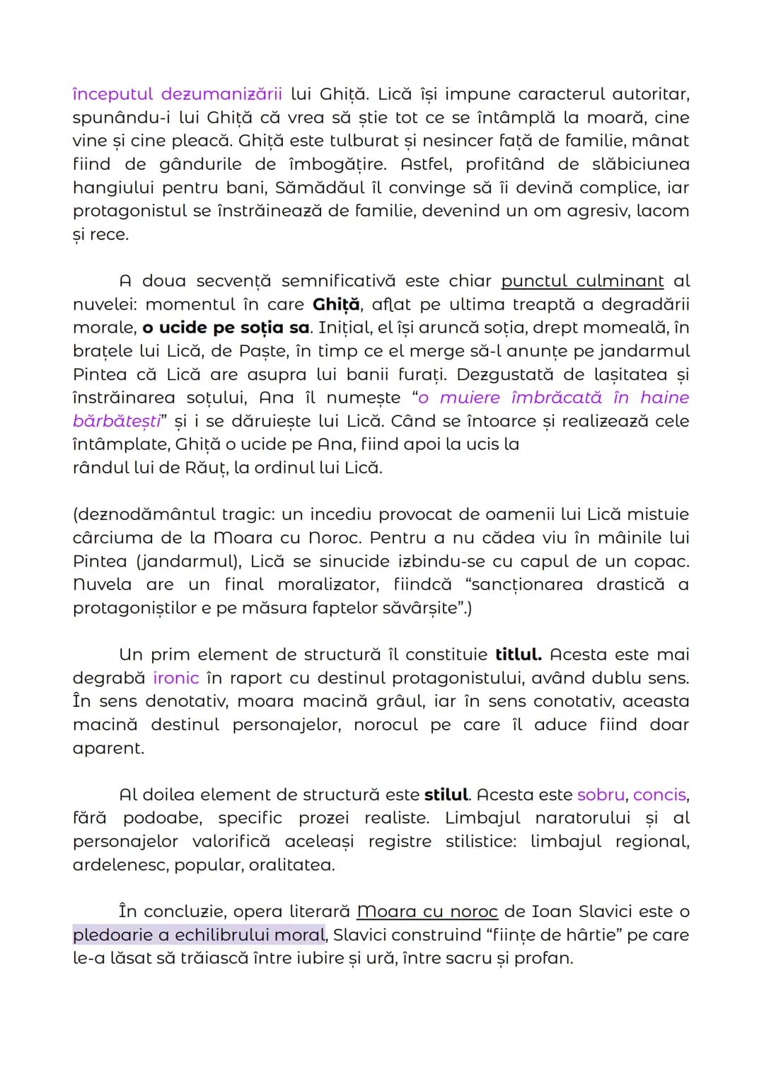 # MOARA CU NOROC
DE IOAN SLAVICI
Publicată în anul 1881 în volumul "Novele din popor", Moara cu
noroc de Ioan Slavici este o nuvelă realis