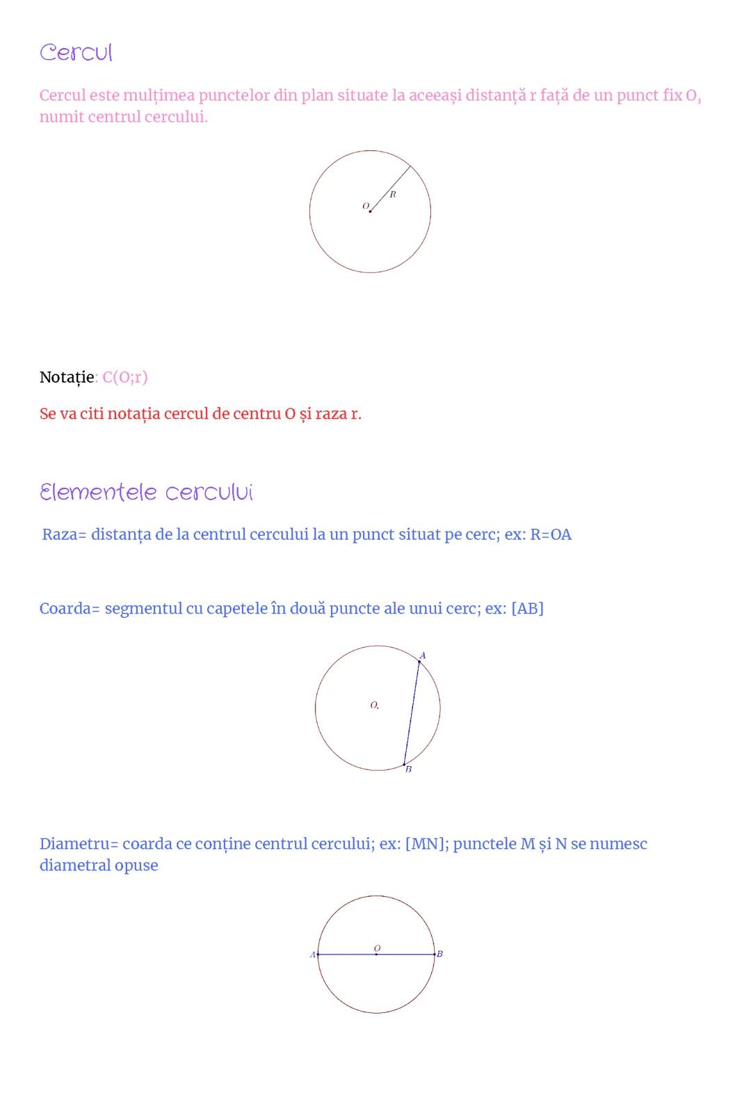 Cercul-Clasa a 6 a&a 7 a