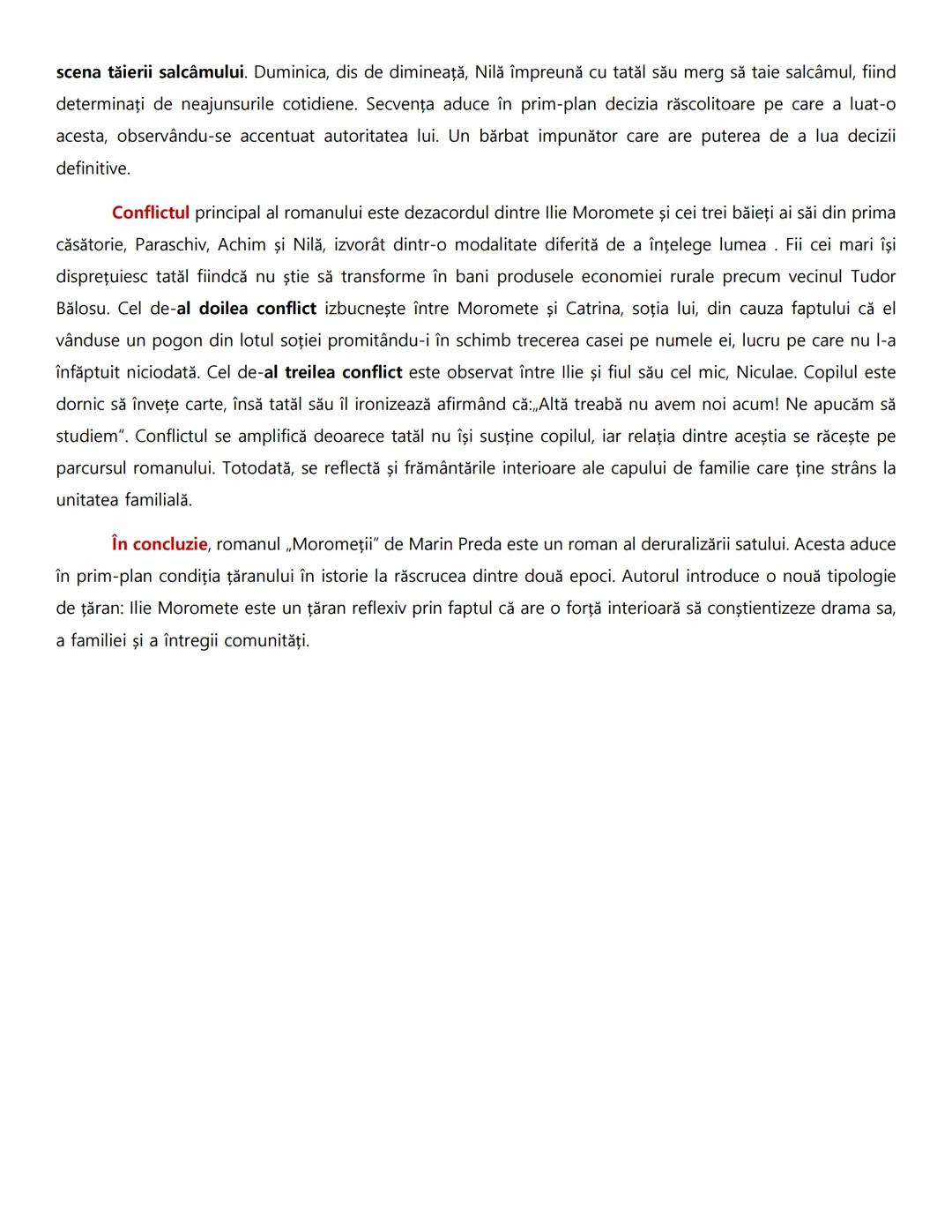 # CARACTERIZAREA PERSONAJULUI
Moromeții de Marin Preda
Primul volum al romanului „Moromeţii" publicat de Marin Preda în anul 1955, roman p