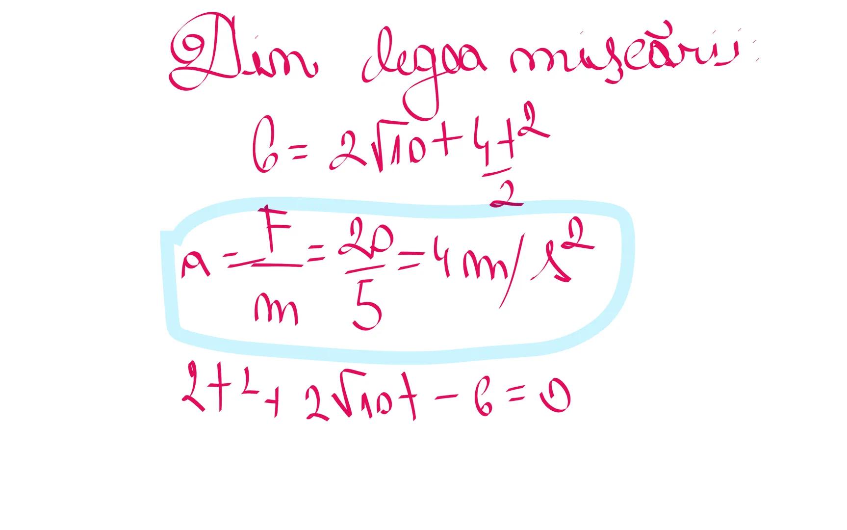 # Fizică-Mecanică
Lucrul mecanic Energia
cinetică Teorema variației
energiei cinetice Energia
potențială Formule Rubrica
$L = F d$
$E_e =