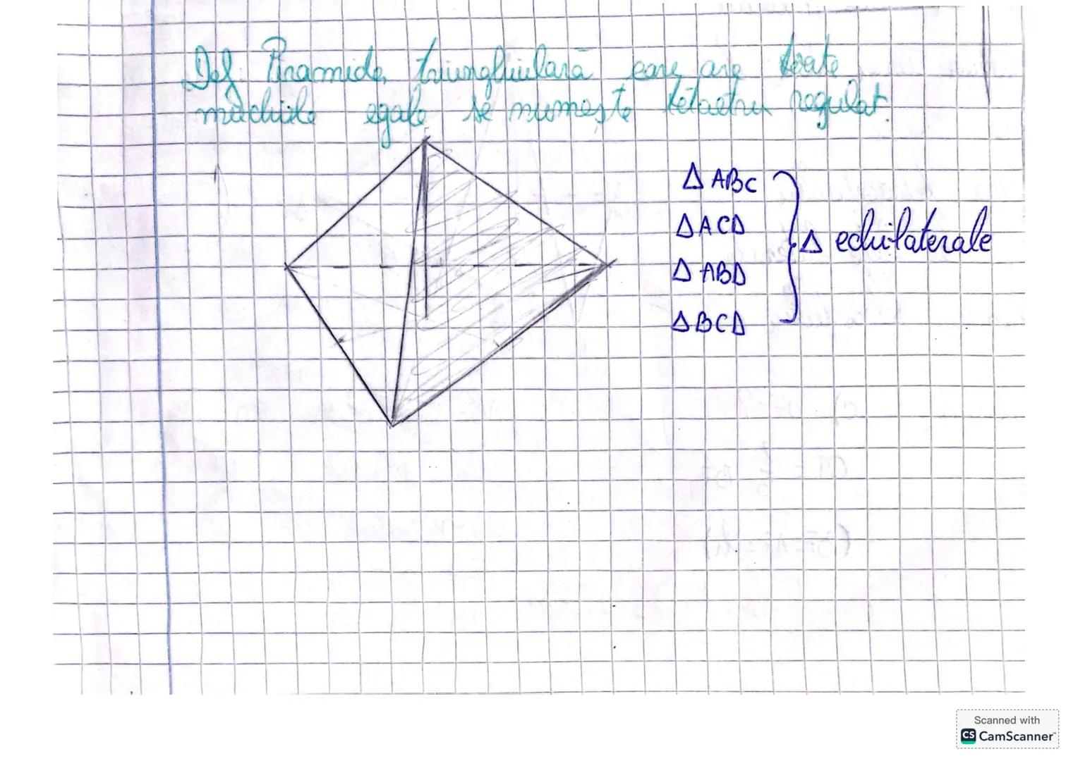--- OCR Start ---
1. PIRAMIDA
Cerpuri geometrica...
- palivoape negdate: Launcho eclubteral, påtat, pentagon regulat, bexagon
regulat etc.
2