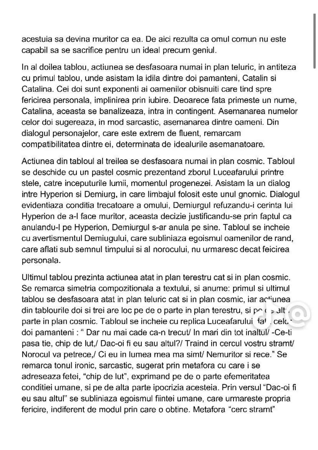 # Comentariu "Luceafarul"
de Mihai Eminescu
Poemul "Luceafarul", de Mihai Eminescu, a aparut in anul 1883, in
Almanahul Societatii Academic