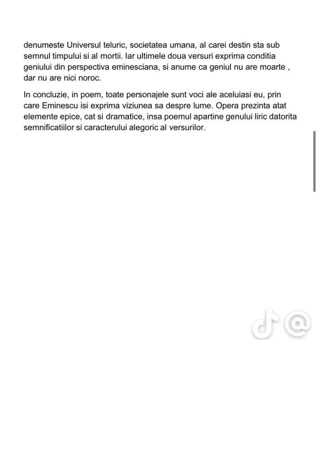 # Comentariu "Luceafarul"
de Mihai Eminescu
Poemul "Luceafarul", de Mihai Eminescu, a aparut in anul 1883, in
Almanahul Societatii Academic