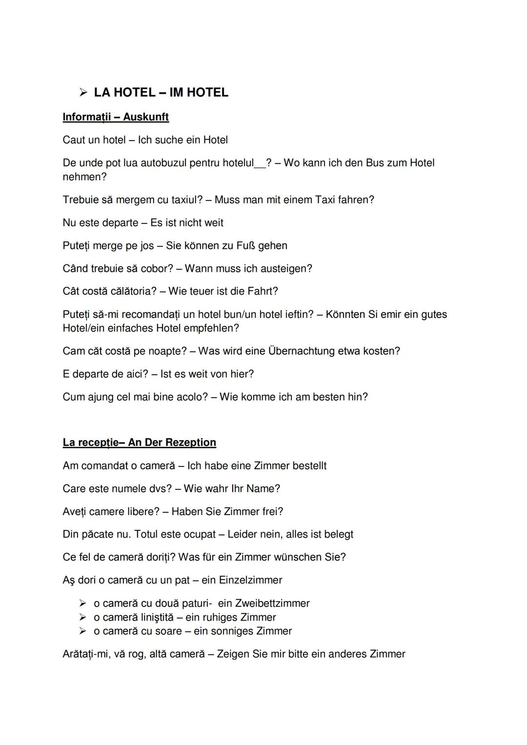 --- OCR Start ---
GHID DE CONVERSAȚIE ROMÂN GERMAN
➤ EXPRESII UZUALE/ ALGEMEINE REDEWENDUNGEN
Bună dimineața - Guten morgen
Bună ziua - Gute