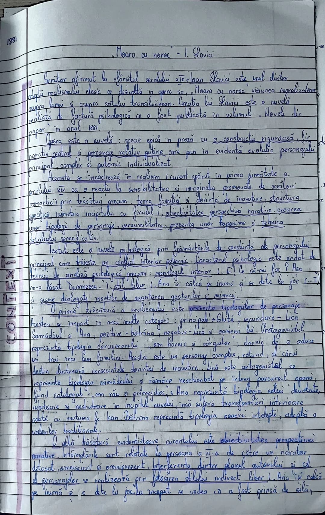 # Moara cu noroc - I. Slavici
Scriitor afirmat la sfârșitul secolului XIX, Ioan Slavici este unul dintre adepții realismului clasic ce dezv