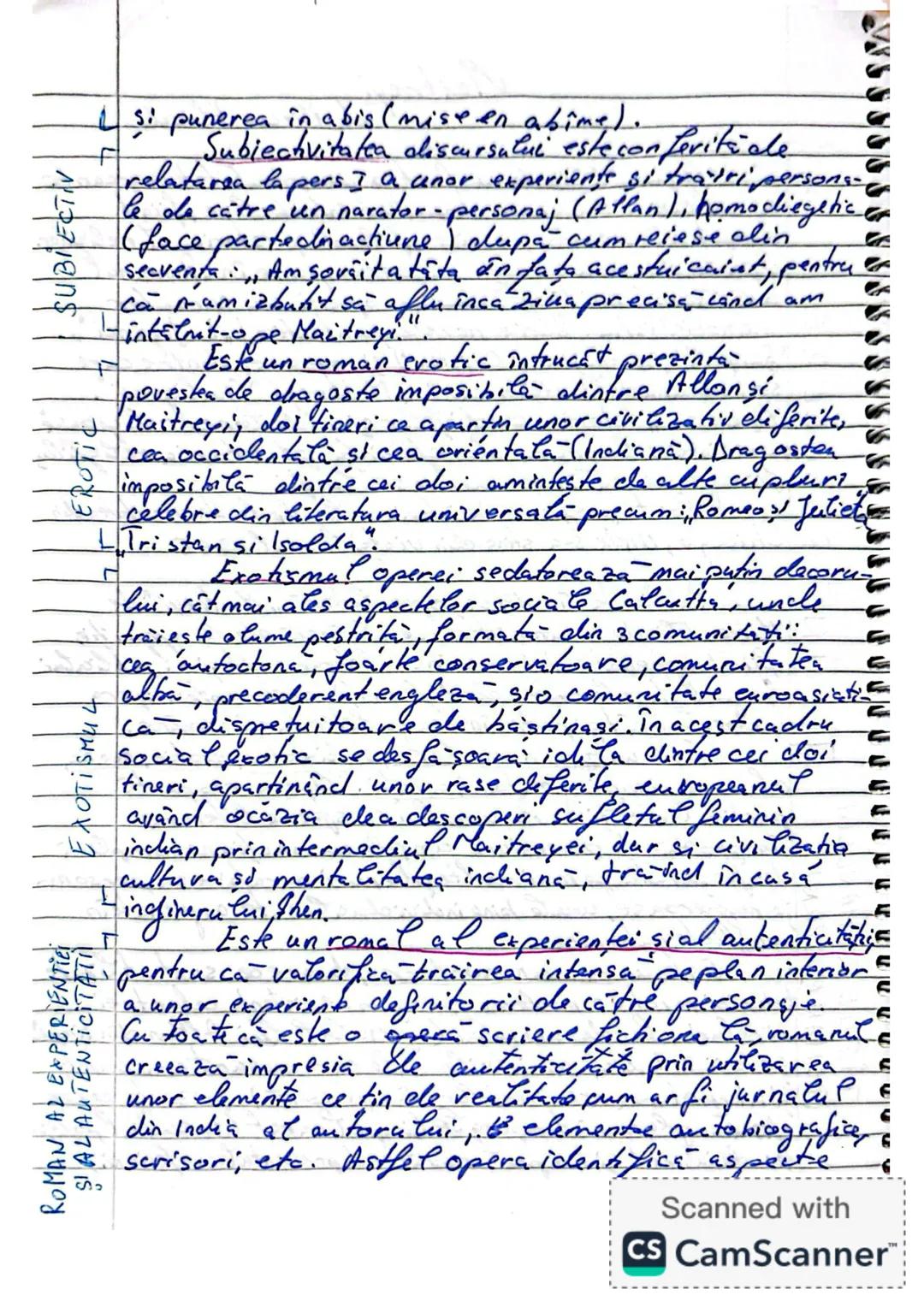 Maitreyi do Mircea Eliade
Mircea Eliade a fost o personalitate marcante
a culturii literaturni domäne interbelice, fiind
deopotrivă prozato