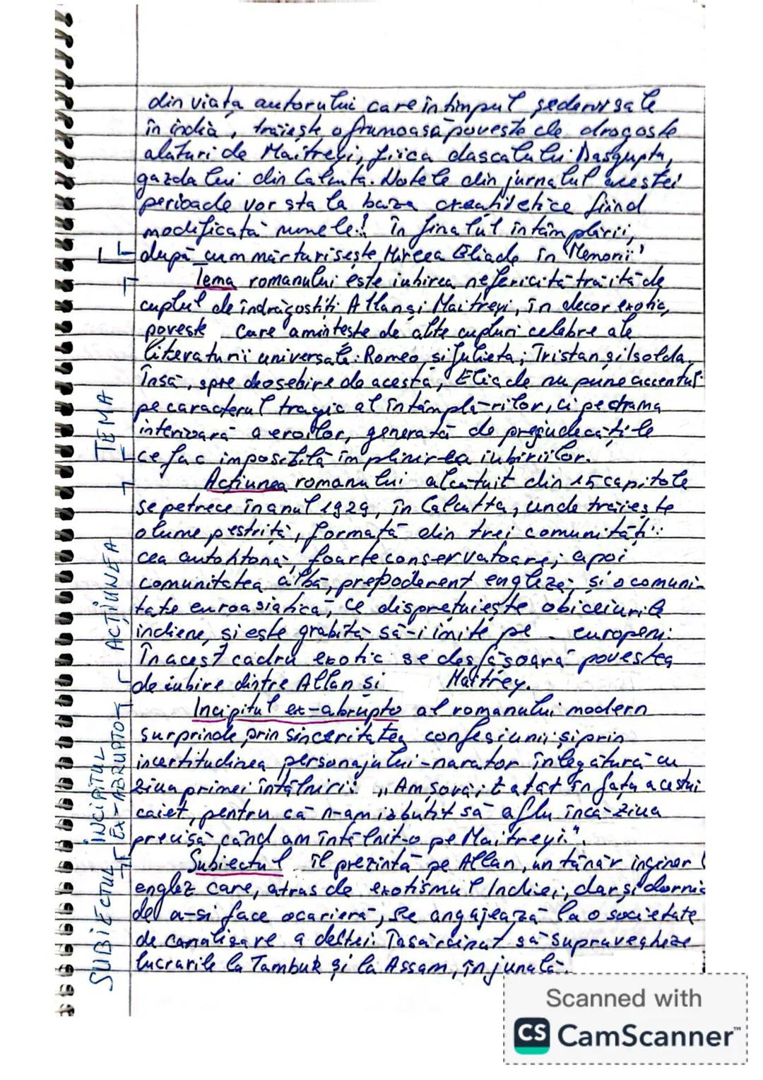 Maitreyi do Mircea Eliade
Mircea Eliade a fost o personalitate marcante
a culturii literaturni domäne interbelice, fiind
deopotrivă prozato