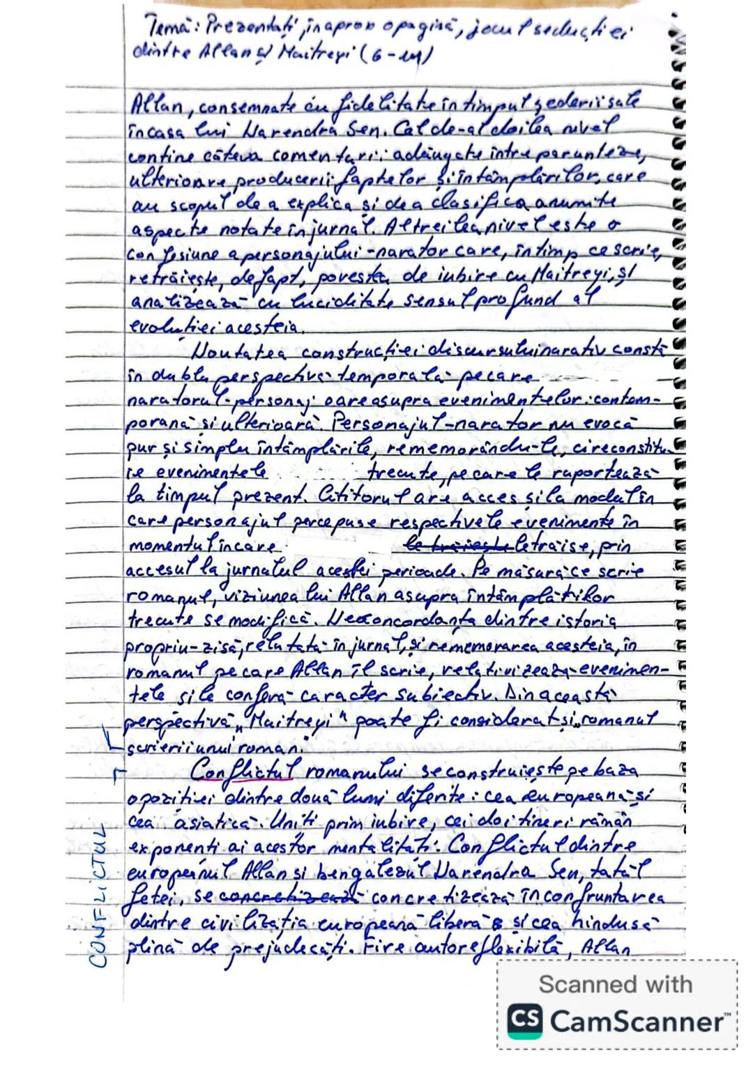 Maitreyi do Mircea Eliade
Mircea Eliade a fost o personalitate marcante
a culturii literaturni domäne interbelice, fiind
deopotrivă prozato