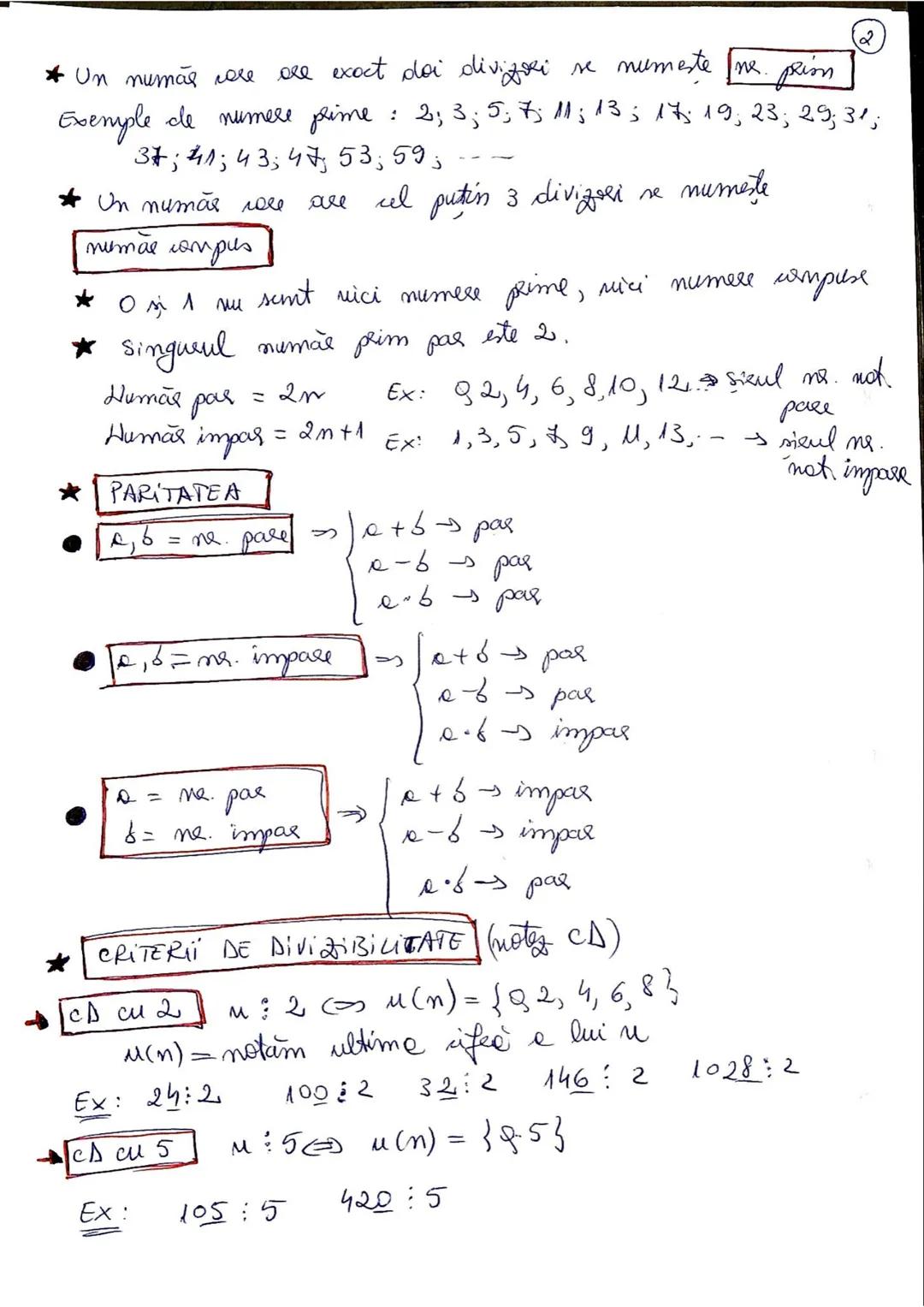 # Un număr care are exact doi divizori se numește nr. prim
Exemple de numere prime : 2; 3; 5; 7; 11; 13; 17; 19; 23; 29; 31;
37; 41; 43; 47